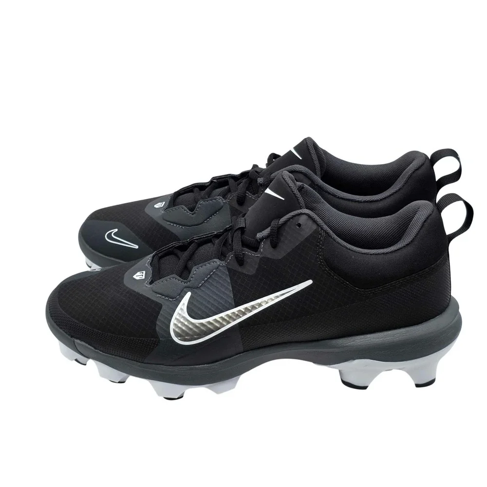 Nike Force Trout 9 Pro MCS Molded Baseball Cleats Mens Size 11 Black Silver NEW
